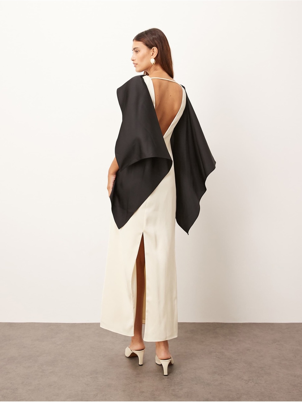 ASOS Arrange NWT High Neck Cape Dress
